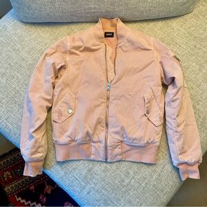 Hudson Pink Bomber Jacket Sz Small